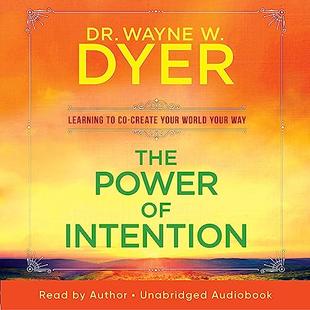 The Power of Intention audiobook cover