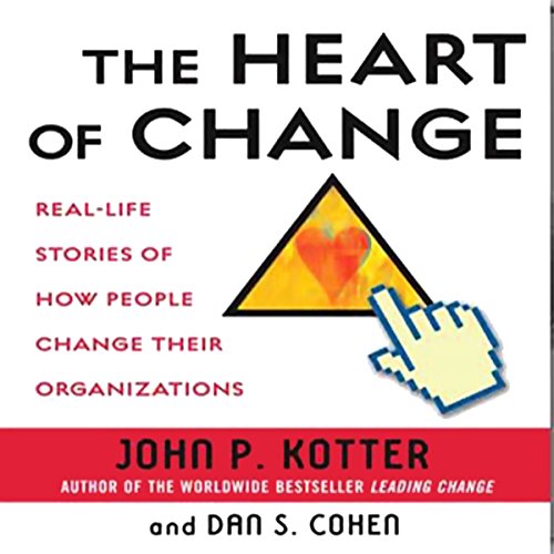 The Heart of Change: Real-Life Stories of How People Change Their Organizations audiobook cover