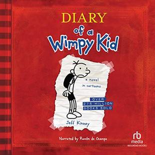 Diary of a Wimpy Kid audiobook cover