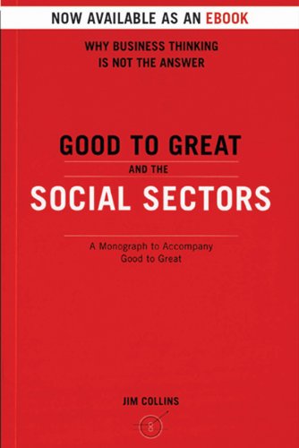 Good To Great And The Social Sectors: A Monograph to Accompany Good to Great audiobook cover