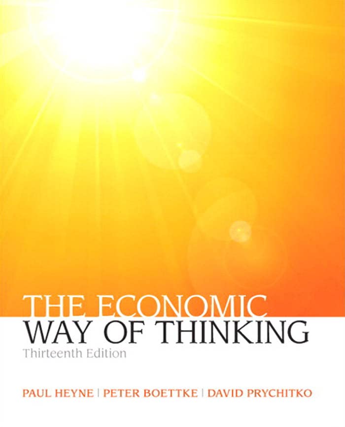 Economic Way of Thinking, The (Myeconlab) audiobook cover