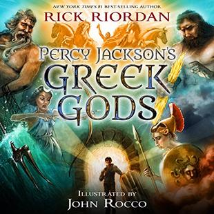 Percy Jackson's Greek Gods audiobook cover