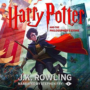 Harry Potter and the Philosopher's Stone, Book 1 audiobook cover