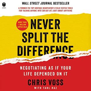 Never Split the Difference: Negotiating as if Your Life Depended on It audiobook cover