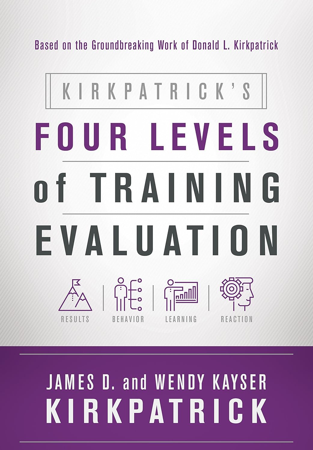 Kirkpatrick's Four Levels of Training Evaluation audiobook cover
