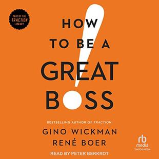 How to Be a Great Boss audiobook cover