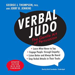 Verbal Judo, Updated Edition: The Gentle Art of Persuasion audiobook cover