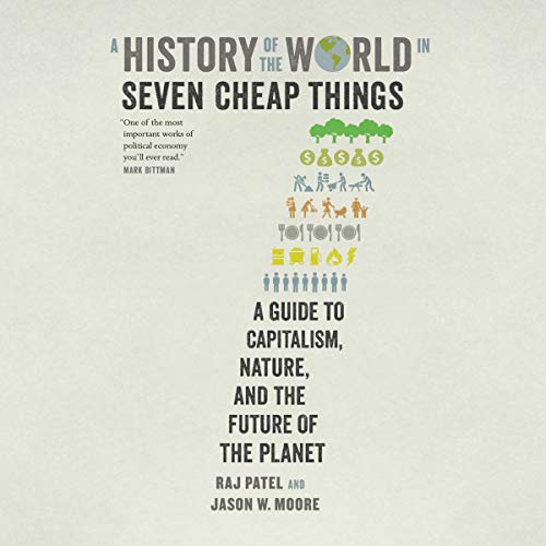 A History of the World in Seven Cheap Things: A Guide to Capitalism, Nature, and the Future of the Planet audiobook cover