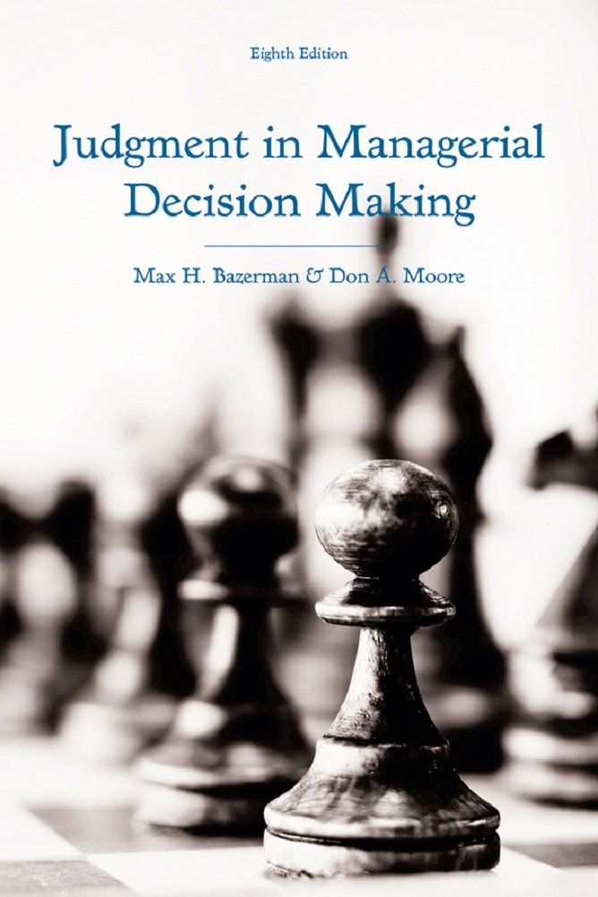 Judgment in Managerial Decision Making audiobook cover