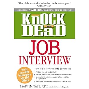 Knock 'em Dead Job Interview: How to Turn Job Interviews into Paychecks audiobook cover