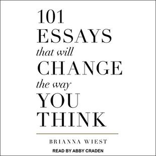 101 Essays That Will Change the Way You Think audiobook cover