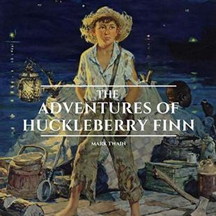 The Adventures of Huckleberry Finn audiobook cover