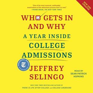 Who Gets in and Why: A Year Inside College Admissions audiobook cover