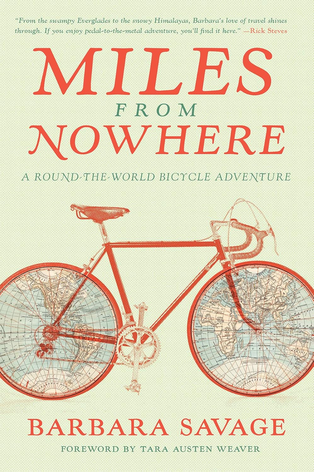 Miles from Nowhere: A Round-the-World Bicycle Adventure audiobook cover
