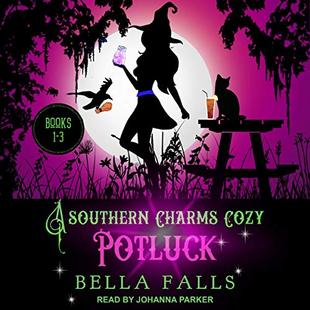 A Southern Charms Cozy Potluck: A Paranormal Cozy Mystery Box Set, Books 1-3 audiobook cover