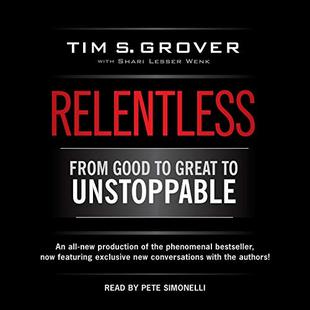 Relentless: From Good to Great to Unstoppable audiobook cover