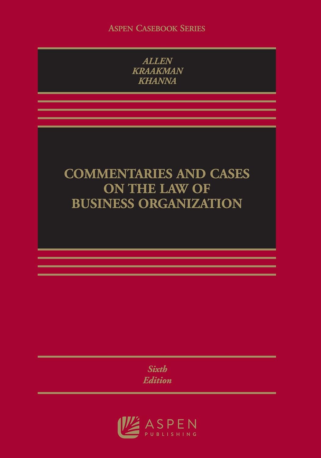 Commentaries and Cases on the Law of Business Organization (Aspen Casebook Series) audiobook cover