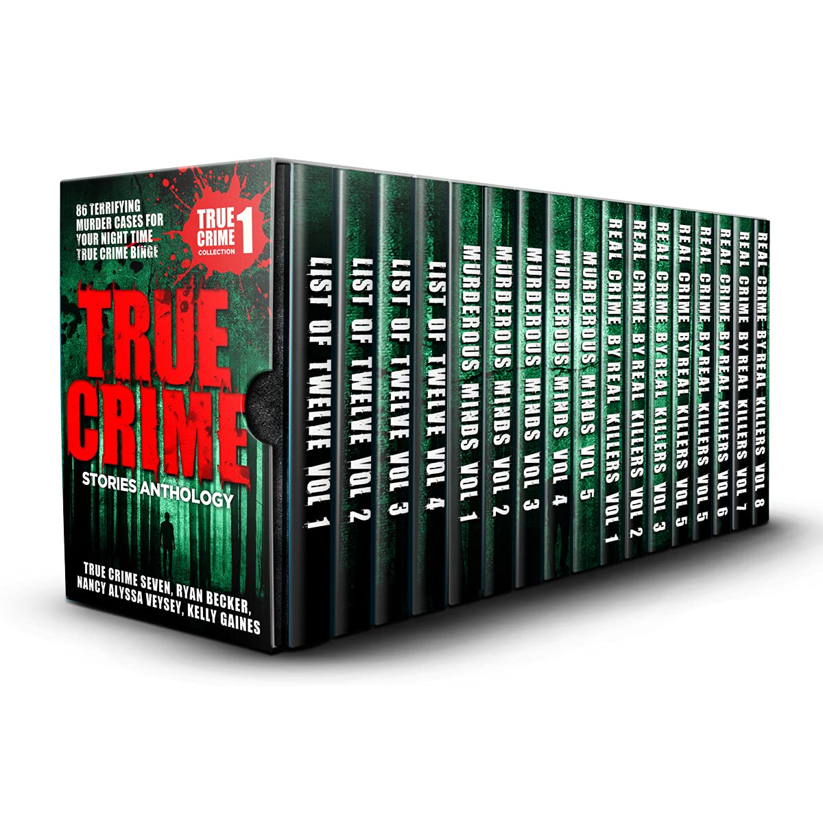 True Crime Stories Anthology: 86 Terrifying Murder Cases For Your Night Time True Crime Binge audiobook cover