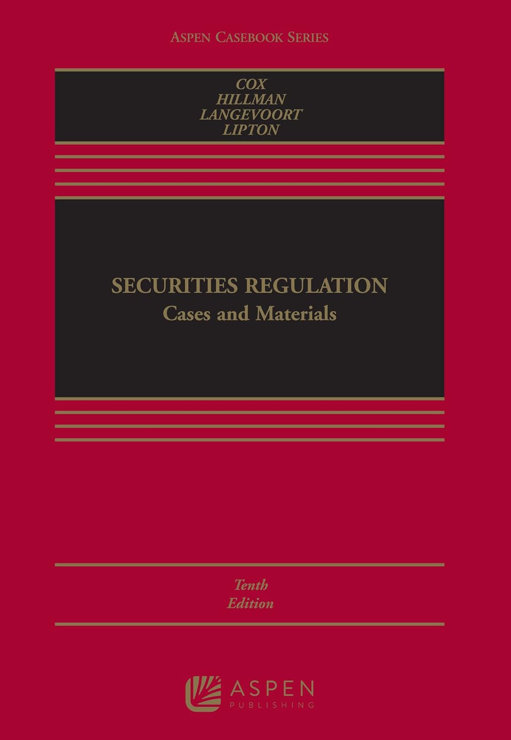 Securities Regulation: Cases and Materials (Aspen Casebook Series) audiobook cover