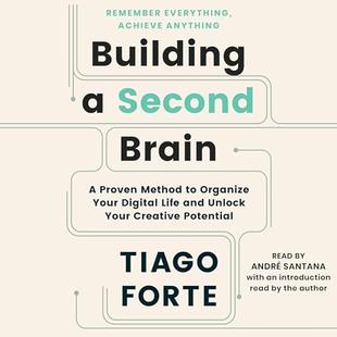 Building a Second Brain: A Proven Method to Organize Your Digital Life and Unlock Your Creative Potential audiobook cover