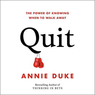 Quit: The Power of Knowing When to Walk Away audiobook cover