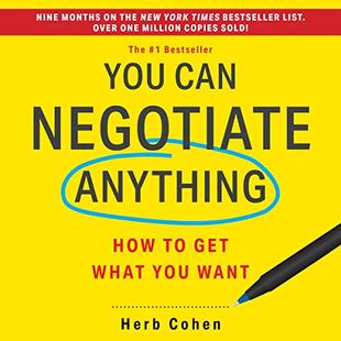 You Can Negotiate Anything: How to Get What You Want audiobook cover