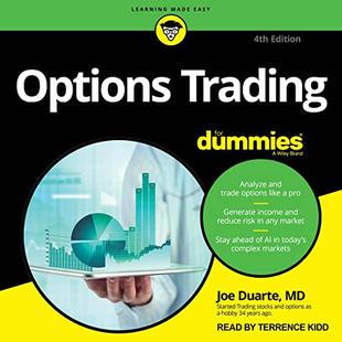 Options Trading for Dummies (4th Edition) audiobook cover