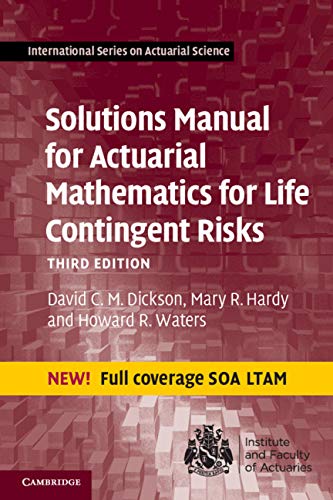 Solutions Manual for Actuarial Mathematics for Life Contingent Risks (International Series on Actuarial Science) audiobook cover