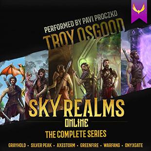 Sky Realms Online: The Complete Series: A LitRPG Adventure audiobook cover