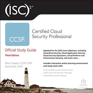 (ISC)2 CCSP Certified Cloud Security Professional Official Study Guide (3rd Edition) audiobook cover