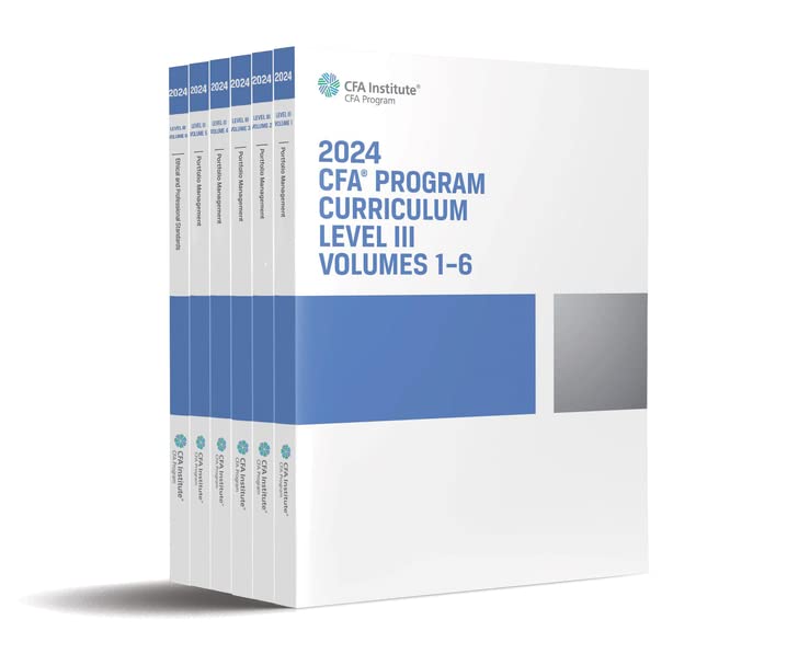 2024 CFA Program Curriculum Level III Box Set audiobook cover
