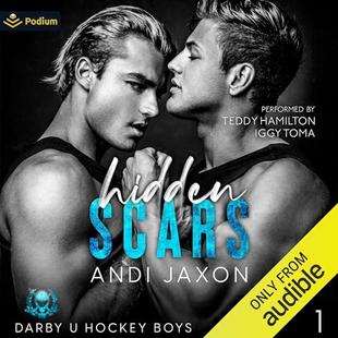 Hidden Scars: Darby U Hockey Boys, Book 1 audiobook cover