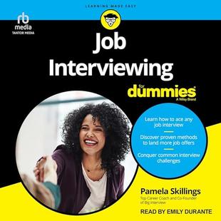 Job Interviewing for Dummies audiobook cover