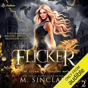 Flicker: The Storm Dragons' Mate, Book 2 audiobook cover