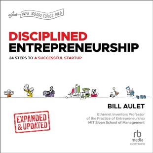 Disciplined Entrepreneurship Expanded & Updated: 24 Steps to a Successful Startup audiobook cover